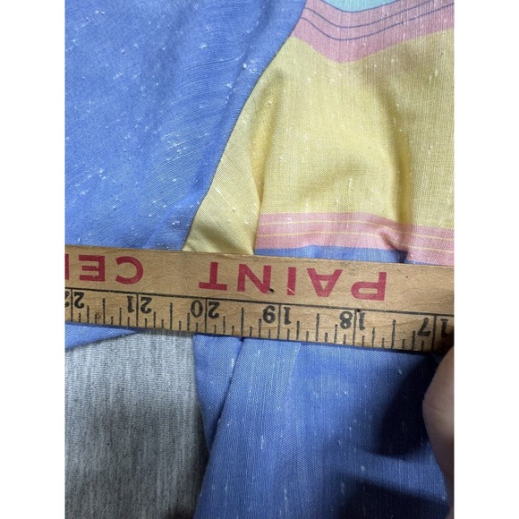 Vtg 80s‎ Sea Isle By Arrow Men’s L Color Blocked Button Down - Picture 4 of 7